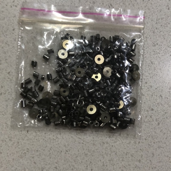 Adrianna Papell Dress in taupe/pink- beaded - Picture 7 of 7